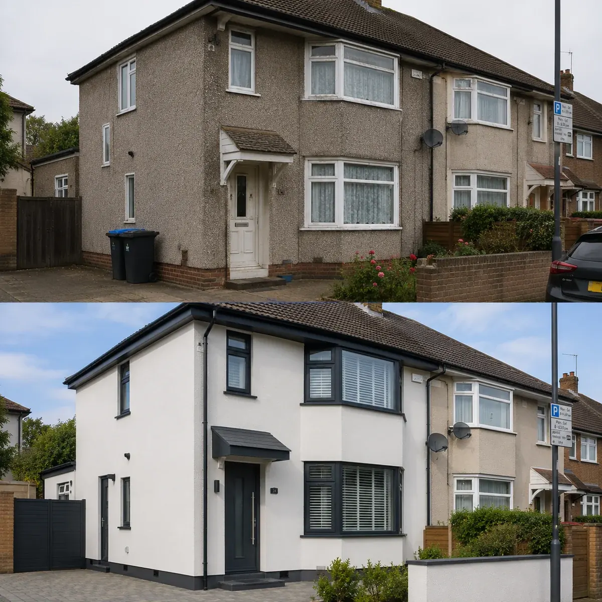 EWI and Silicone Render — Thermal Upgrade in Romford